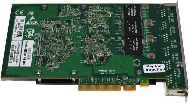 Alt view image 2 of 3 - Silicom PE2G6I35-CX 6-Port 1GBase-T Gigabit PCI-e 2.0 x8 Ethernet Server Adapter