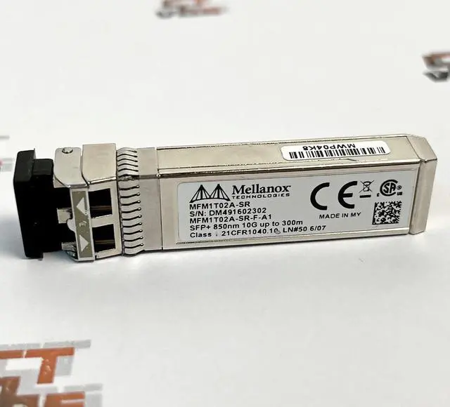 Main image of Mellanox MFM1T02A-SR 10GbE SFP+ 850nm Up to 300m MMF Optical Transceiver Module - 1 Pcs
