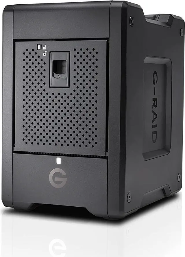 Main image of Professional 72TB G-RAID Shuttle 4 - Enterprise-Class 4-Bay External Hard Drive, Thunderbolt 3 and USB-C, Transportable, Hardware RAID