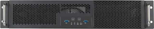 Alt view image 2 of 7 - SilverStone Technology 2U Dual 5.25'' Drive Bay Micro-ATX rackmount Server Chassis, SST-RM23-502-MINI