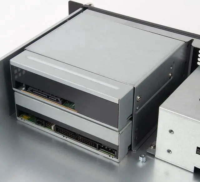 Alt view image 6 of 7 - SilverStone Technology 2U Dual 5.25'' Drive Bay Micro-ATX rackmount Server Chassis, SST-RM23-502-MINI