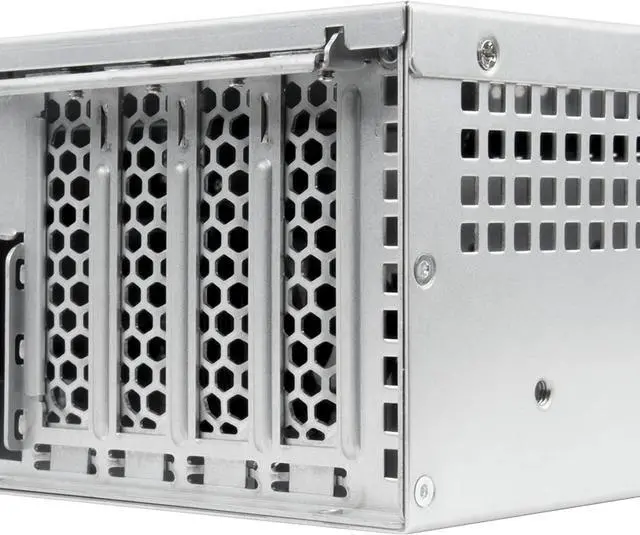 Alt view image 5 of 7 - SilverStone Technology 2U Dual 5.25'' Drive Bay Micro-ATX rackmount Server Chassis, SST-RM23-502-MINI