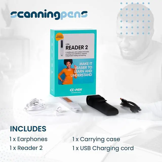 Alt view image 6 of 6 - Text to Speech Reader 2 - OCR Scanning Device for Reading, Literacy & Learning | Assistive Tool for Dyslexia & Learning Differences | Tests, Meetings, Study | Windows & Mac
