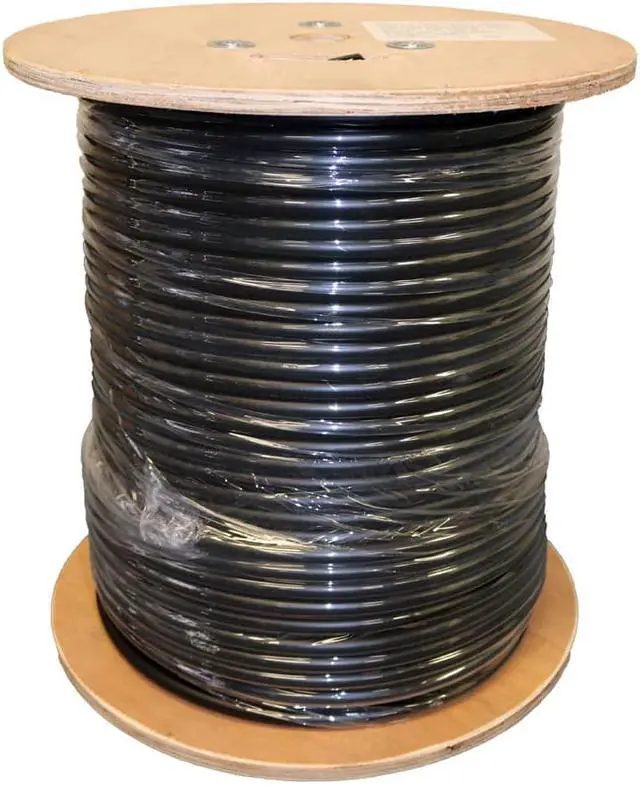 Main image of Bolton400 50-ohm Black Coax Cable - Low Loss Coaxial LMR400 Spec (500 Ft)