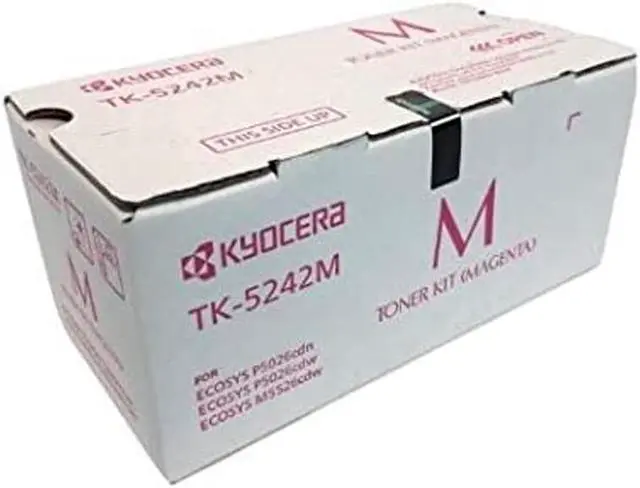 Main image of Kyocera TK-5242M Magenta Toner Cartridge for Ecosys P5026cdw/M5526cdw, Genuine Kyocera, Up To 3000 Pages - 1T02R7BUS0