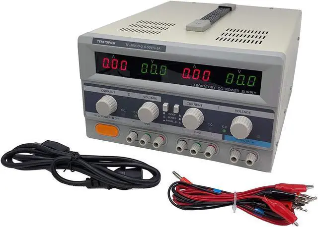 Main image of Tekpower TP5003D-3 Variable Triple Outputs Linear DC Power Supply 50V @ 3A