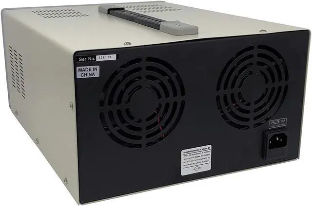 Alt view image 3 of 4 - Tekpower TP5003D-3 Variable Triple Outputs Linear DC Power Supply 50V @ 3A