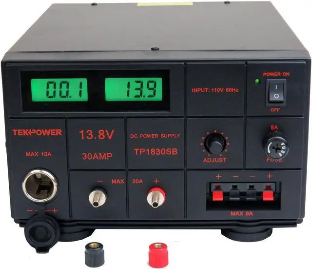 Alt view image 2 of 4 - TekPower TP1830SB DC Adjustable DC Power Supply 1.5-15V 30A with Digital Display