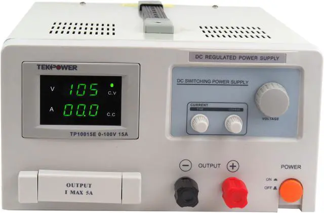 Main image of TekPower TP10015E DC Adjustable Switching Power Supply 100V 15A Digital Display