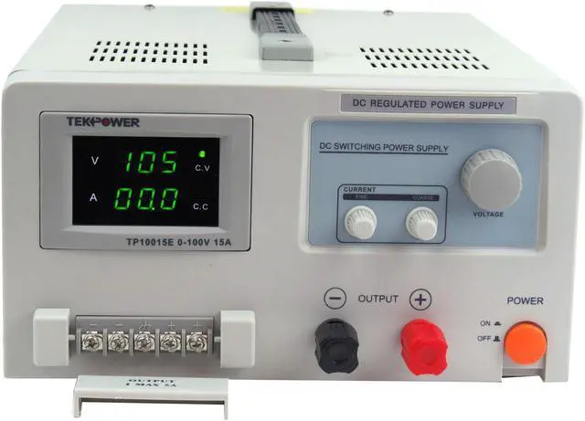 Alt view image 2 of 5 - TekPower TP10015E DC Adjustable Switching Power Supply 100V 15A Digital Display