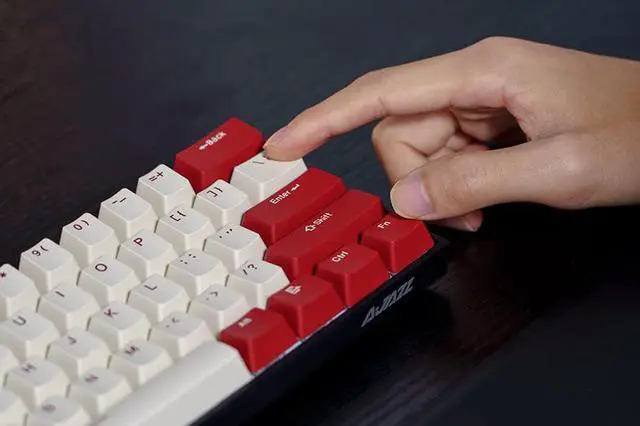 Alt view image 5 of 5 - 60% 2.4G Wireless/Bluetooth 5.0/USB Wired Triple Mode Mechanical Keyboard, 61 Keys Compact Gaming Keyboard with Programmable Software, White Backlit, Blue Switch