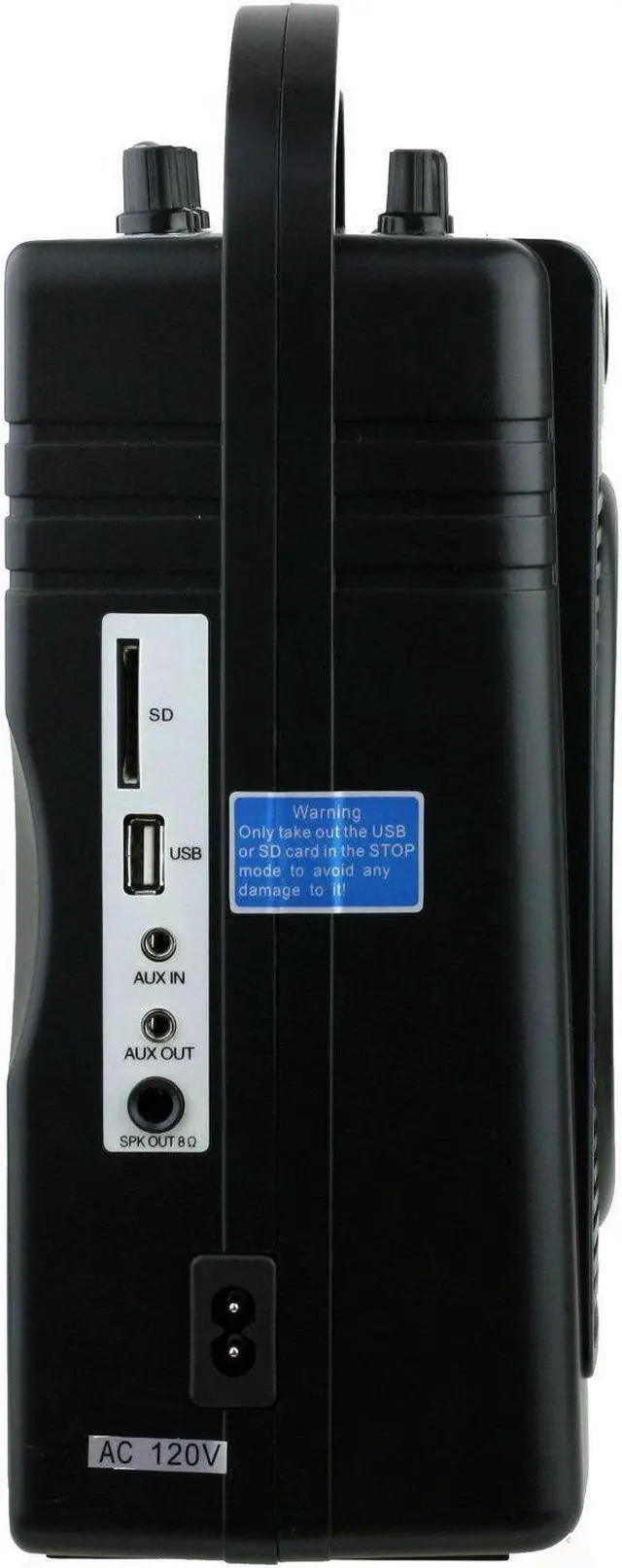Alt view image 3 of 4 - Hisonic HS210 Rechargeable Portable PA System with Wireless Microphone