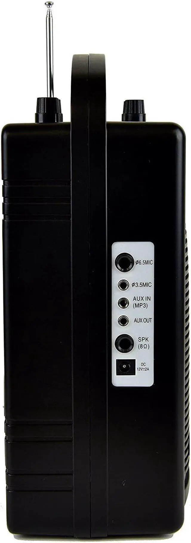 Alt view image 3 of 5 - HISONIC HS122BT-HL Portable PA System with Dual Channel Wireless Microphones