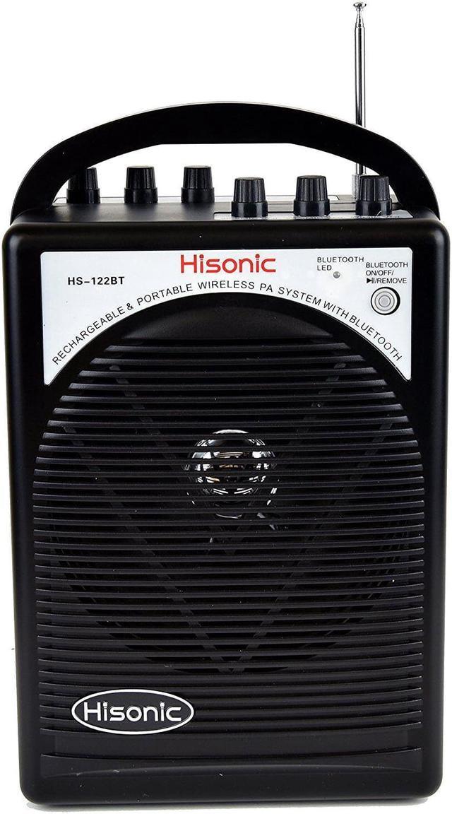 HISONIC HS122BT HL Portable PA System with Dual Channel Wireless