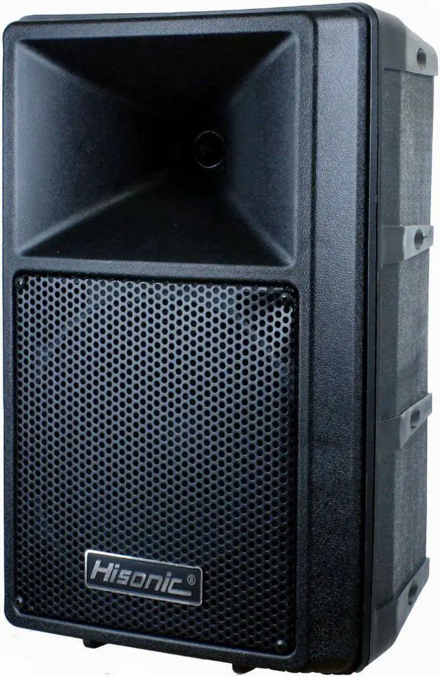 Alt view image 2 of 3 - Hisonic PA-687S 80W Speaker System with Dual VHF Wireless Microphone