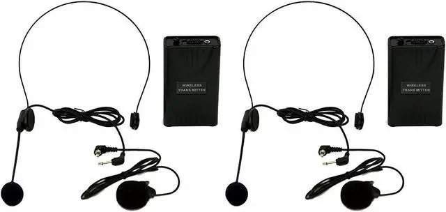 Alt view image 3 of 3 - Hisonic HS596B Dual Channel Wireless Microphone System