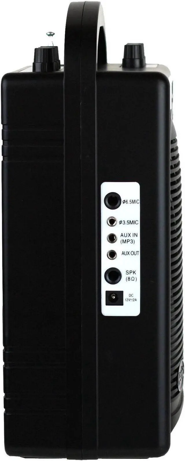 Alt view image 4 of 7 - Hisonic HS120BT Portable Speaker System with Wireless Microphones