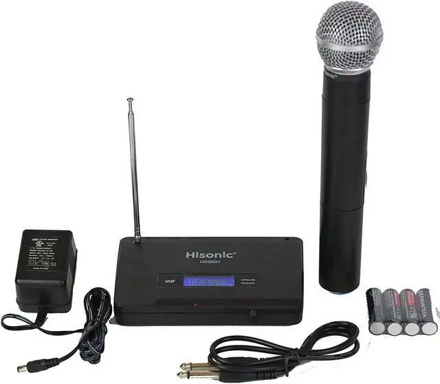 Main image of Hisonic HS380H VHF Wireless Handheld Microphone System Portable Battery Powered