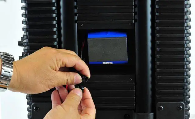 Alt view image 5 of 5 - Hisonic HS700 Rechargeable Portable PA System with Dual Wireless Microphone