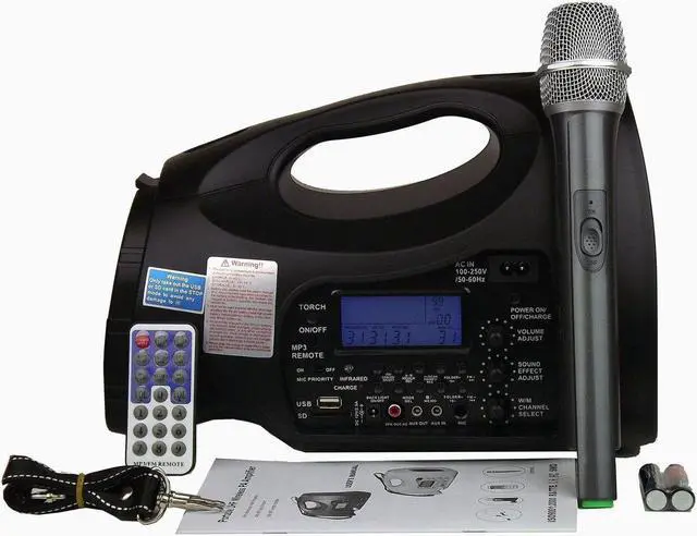 Main image of Hisonic HS227 Rechargeable Portable PA System with UHF Wireless Microphone