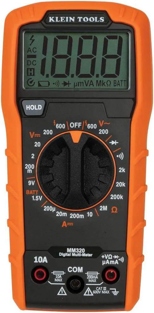 Alt view image 7 of 7 - Klein Tools Digital Multimeter Premium Electrical Test Kit with Non-Contact Voltage Tester, Receptacle Tester, Test Leads