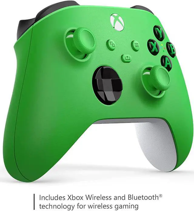 Alt view image 3 of 4 - Xbox Wireless Controller  Velocity Green For Xbox Series X|S, Xbox One, And Windows Devices