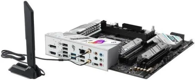 Alt view image 7 of 7 - ASUS ROG STRIX B760-G GAMING WIFI DDR5 Gaming Motherboard(Intel LGA1700 mATX ,4xDDR5,1xPCIe 5.0 x16, 2xM.2, 4 xSATA, USB3.2 Gen2x2 Type-C,1xHDMI, 1xDP,WiFi 6E 2.5Gb Ethernet, Aura Sync)