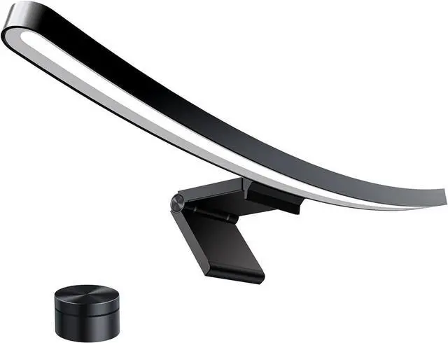 Main image of Wide Computer Monitor Light Bar:Upcurved Screen bar,Eye Caring Monitor Lamp,Workspace Saving Touch Lamps,Remote Control Led Lights with 3 Color Modes for Desk Home Office Gaming