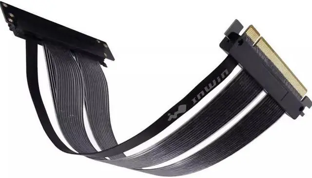 Alt view image 3 of 4 - IN-WIN PCI-E 4.0x16 Video Card Vertical Extension Cable + Bracket Set