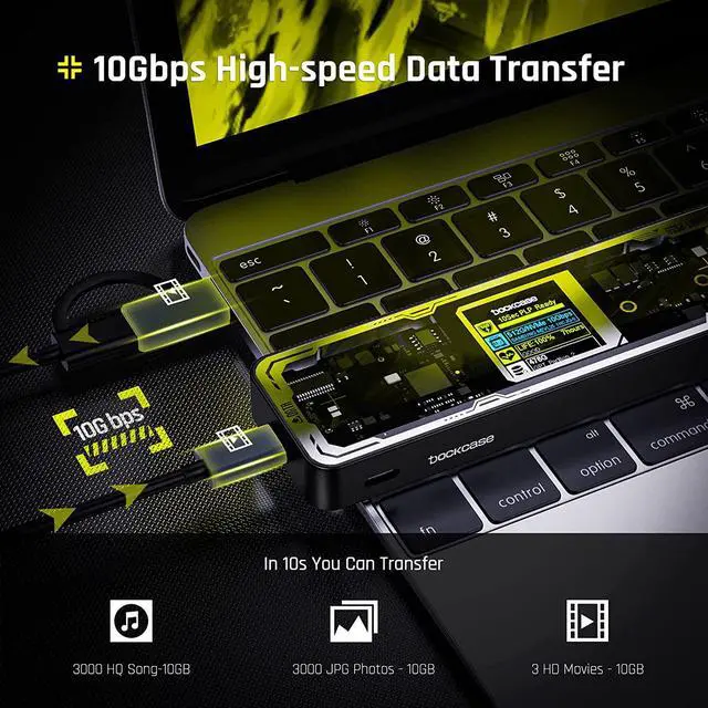 Alt view image 6 of 7 - Explorer Edition M.2 NVMe SSD Enclosure Support 10s PLP Prevents Write Data Loss,USB 3.2 Gen 2 Type-C (10 Gbps) w/ SAMSUNG 980 PRO SSD 1TB PCIe NVMe Gen 4 Gaming M.2 Internal Solid State Drive