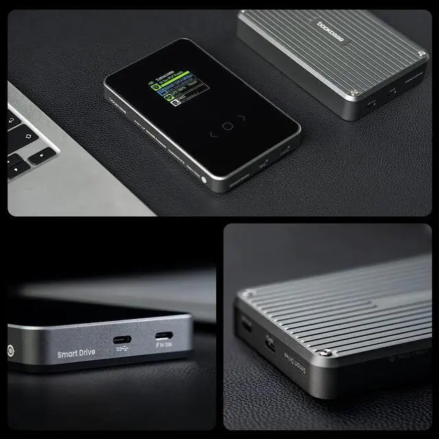 Alt view image 7 of 7 - Visual Smart 2.5" Hard Drive Enclosure,Support 5S PLP, USB 3.2 Gen 2 to SATA with UASP External Hard Drive Enclosure for 7mm and 9.5mm, SATA I II III, HDD, SSD