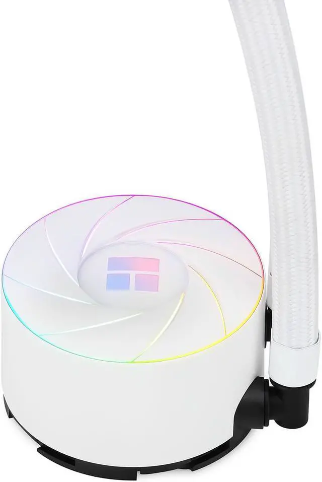 Alt view image 4 of 6 - Thermalright AQUA ELITE 360 V2 ARGB AIO CPU Liquid Cooler ,Intel LGA1700 Ready/AM5/AMD All-in-One Liquid Cooling System 360mm High Efficiency Radiator CPU Cooler, AURA SYNC - WHITE