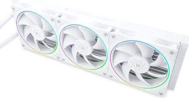 Alt view image 5 of 6 - Thermalright AQUA ELITE 360 V2 ARGB AIO CPU Liquid Cooler ,Intel LGA1700 Ready/AM5/AMD All-in-One Liquid Cooling System 360mm High Efficiency Radiator CPU Cooler, AURA SYNC - WHITE