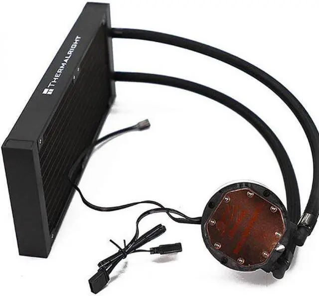 Alt view image 4 of 5 - Thermalright Frozen Magic EX 240(Black) All-In-One Computer Kit CPU Water Cooling Radiator, Copper Mirror Base, ARGB Metal Cooling Head, 120mm TL-C12 Pro Silent Fan, Suitable for Intel AMD PC Cooling