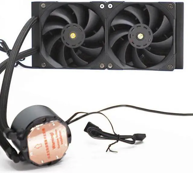 Alt view image 3 of 5 - Thermalright Frozen Magic EX 240(Black) All-In-One Computer Kit CPU Water Cooling Radiator, Copper Mirror Base, ARGB Metal Cooling Head, 120mm TL-C12 Pro Silent Fan, Suitable for Intel AMD PC Cooling