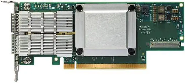 Main image of Mellanox MCX653106A-HDAL 200GbE Dualport QSFP56 PCIe 3.0/4.0 x16 Network Card