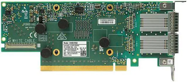 Alt view image 2 of 2 - Mellanox MCX653106A-HDAL 200GbE Dualport QSFP56 PCIe 3.0/4.0 x16 Network Card