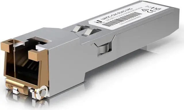 Main image of UbiQuiti UACC-CM-RJ45-MG U Fiber 10Gb SFP+ to 10/5/2.5GbE RJ45 Tranceiver Module
