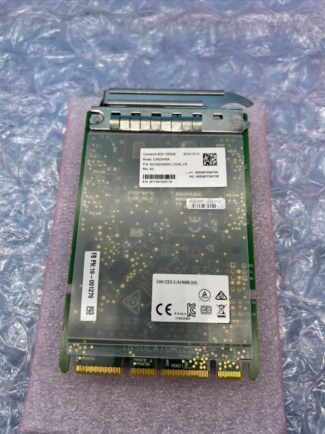 Alt view image 2 of 2 - Mellanox MCX623435AC-CDAE FB Single Port ConnectX-6 Dx 100GbE Adapter Card