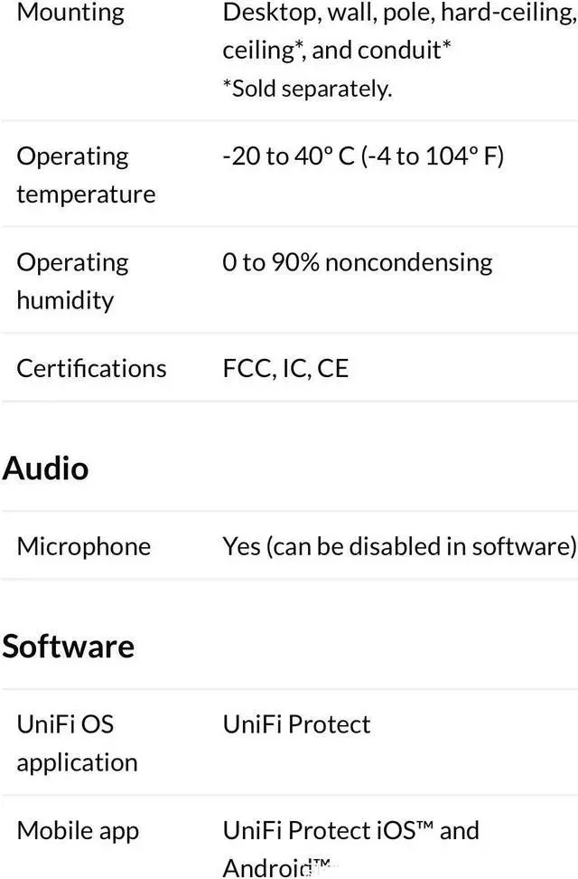 Alt view image 6 of 7 - Ubiquiti UniFi Protect Camera G5 Flex Security Cam UVC-G5-FLEX