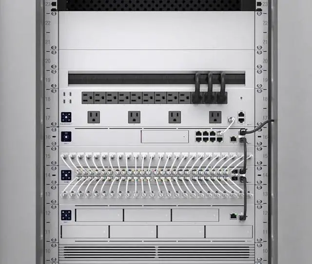 Alt view image 5 of 6 - Ubiquiti 1U Brush OCD Panel,UBNT Rack Mount OCD Panels, Cabinet Trim Panel, Aluminum