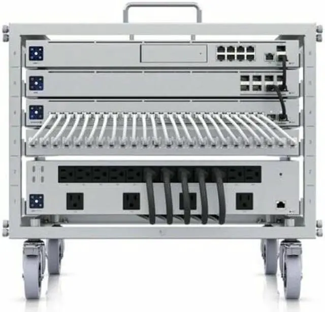 Main image of Ubiquiti UniFi Toolless Mini Rack U-Rack-6U-TL With Patch Panel
