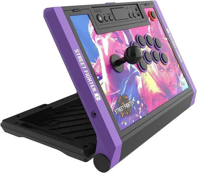 Alt view image 4 of 5 - HORI PlayStation 5 Fighting Stick Alpha (Street Fighter 6 Edition) - Tournament Grade Fightstick for PS5, PS4, PC - Officially Licensed by Sony
