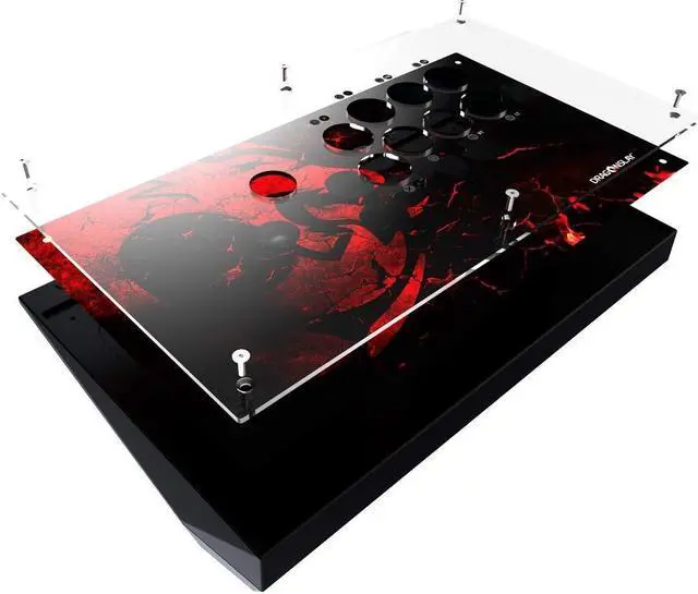 Alt view image 2 of 5 - DRAGON SLAY Universal Arcade Fight Stick Controller - 8 Button Compatible with Xbox Series X, Switch, PS4, Xbox One, PC & Android