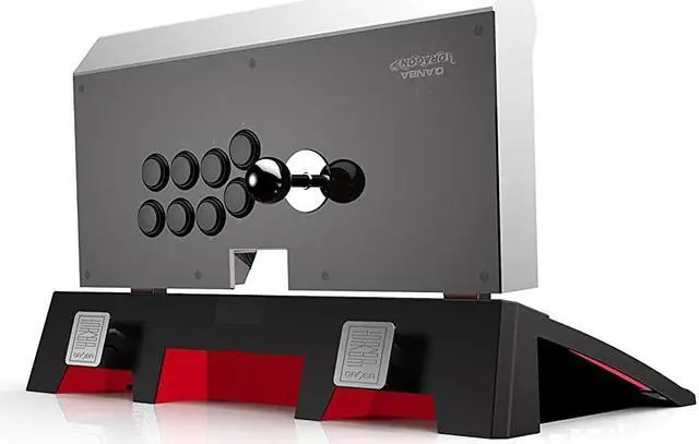 Alt view image 6 of 7 - Qanba Dragon Joystick for PlayStation 4 and PlayStation 3 and PC (Fighting Stick) Officially Licensed Sony Product