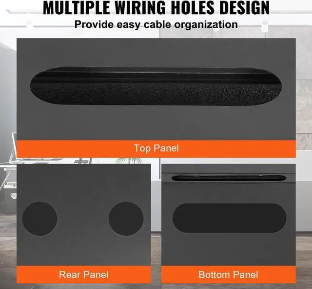 Alt view image 5 of 7 - 6U Wall Mount Network Server Rack Cabinet Enclosure 15.5'' Deep Door Lock
