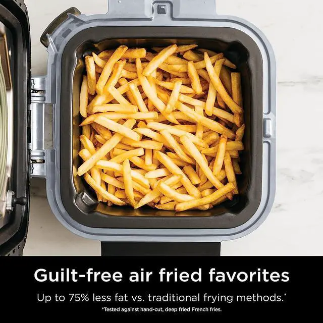 Alt view image 6 of 7 - Ninja Speedi Rapid Cooker & Air Fryer, 6-Quart Capacity, 12-in-1 Functions to Steam, Bake, Roast, Sear, Sauté, Slow Cook, Sous Vide & More, 15-Minute Speedi Meals All In One Pot, Sea Salt Gray