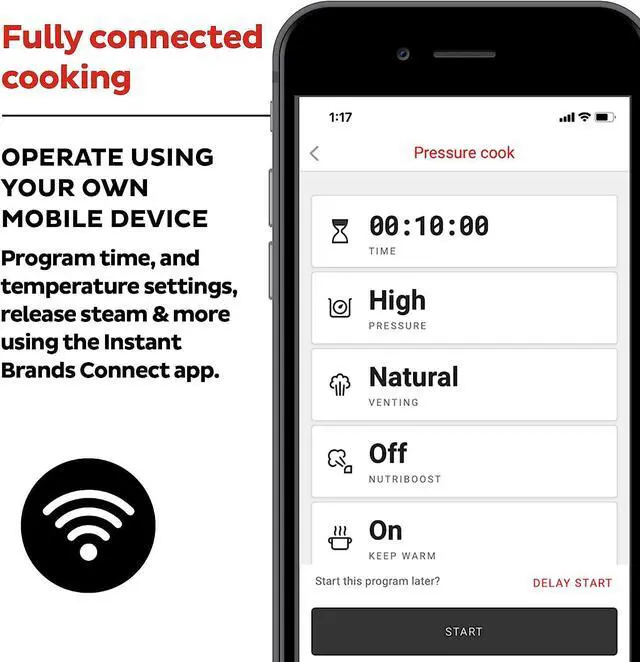 Alt view image 2 of 7 - Instant Pot Pro Plus Wi-Fi Smart 10-in-1, Pressure Cooker, Slow Cooker, Rice Cooker, Steamer, Sauté Pan, Yogurt Maker, Warmer, Canning Pot, Sous Vide, Includes Free App with 1900 Recipes, 6 Quart