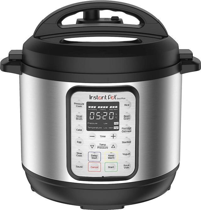 Main image of Instant Pot Duo Plus 9-in-1 Electric Pressure Cooker, Slow Cooker, Rice Cooker, Steamer, Sauté, Yogurt Maker, Warmer & Sterilizer, Includes Free App with over 1900 Recipes, Stainless Steel, 6 Quart