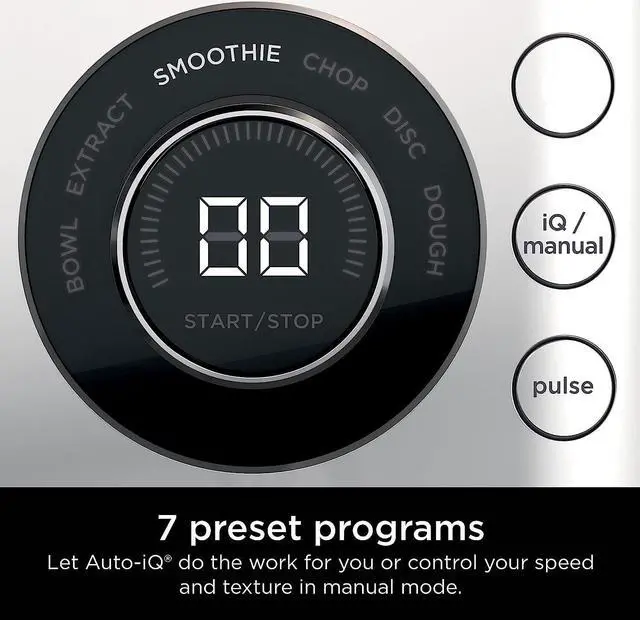 Alt view image 7 of 7 - Ninja Foodi Power Blender Ultimate System with 72 oz Blending & Food Processing Pitcher, XL Smoothie Bowl Maker and Nutrient Extractor* & 7 Functions, Silver